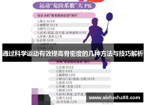 通过科学运动有效提高骨密度的几种方法与技巧解析